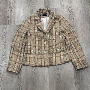 Zara Women's tweed blazer